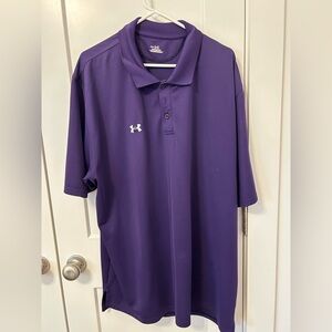 Under Armour Men's Polo Shirt in Rich Purple XXL